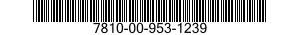 7810-00-953-1239  7810009531239 009531239