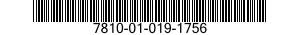 7810-01-019-1756  7810010191756 010191756