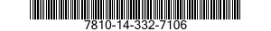 7810-14-332-7106  7810143327106 143327106