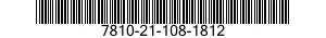 7810-21-108-1812  7810211081812 211081812