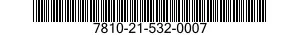 7810-21-532-0007 STANDARD,COMBINATIO 7810215320007 215320007