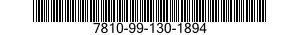 7810-99-130-1894  7810991301894 991301894