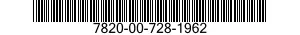 7820-00-728-1962  7820007281962 007281962