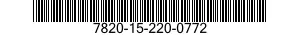 7820-15-220-0772 DICE 7820152200772 152200772