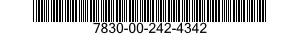 7830-00-242-4342  7830002424342 002424342