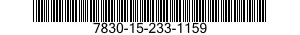 7830-15-233-1159 SCALA ORIZZONTALE M 7830152331159 152331159