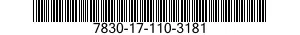 7830-17-110-3181 UNILATERAL 7830171103181 171103181