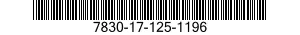 7830-17-125-1196 EXERCISE MACHINE,GYMNASTIC 7830171251196 171251196