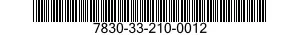 7830-33-210-0012 EXERCISE MACHINE,GYMNASTIC 7830332100012 332100012