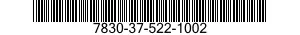 7830-37-522-1002 EXERCISE MACHINE,GYMNASTIC 7830375221002 375221002