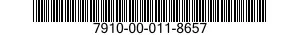 7910-00-011-8657  7910000118657 000118657