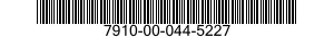 7910-00-044-5227  7910000445227 000445227