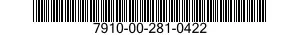 7910-00-281-0422  7910002810422 002810422