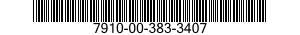 7910-00-383-3407  7910003833407 003833407