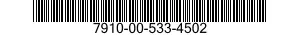 7910-00-533-4502  7910005334502 005334502