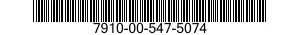 7910-00-547-5074  7910005475074 005475074