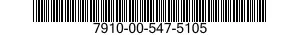 7910-00-547-5105  7910005475105 005475105