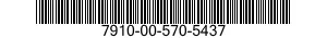 7910-00-570-5437  7910005705437 005705437