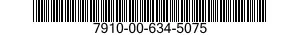 7910-00-634-5075  7910006345075 006345075