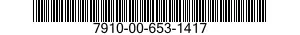7910-00-653-1417  7910006531417 006531417