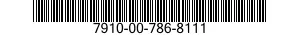 7910-00-786-8111  7910007868111 007868111
