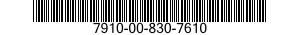 7910-00-830-7610  7910008307610 008307610