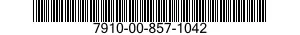 7910-00-857-1042  7910008571042 008571042