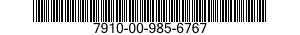 7910-00-985-6767  7910009856767 009856767