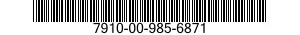 7910-00-985-6871 PAD,FLOOR POLISHING MACHINE 7910009856871 009856871