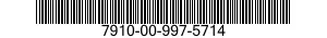 7910-00-997-5714  7910009975714 009975714