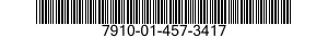 7910-01-457-3417 BRUSH,POLISHER-SCRUBBER,FLOOR 7910014573417 014573417