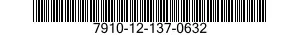 7910-12-137-0632 CLEANER,VACUUM,ELECTRIC 7910121370632 121370632