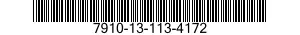 7910-13-113-4172  7910131134172 131134172