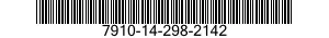 7910-14-298-2142  7910142982142 142982142