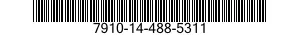 7910-14-488-5311 BAG,VACUUM CLEANER 7910144885311 144885311