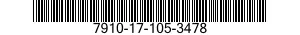 7910-17-105-3478 FILTER,ABSOLUUT 7910171053478 171053478