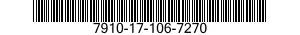 7910-17-106-7270 BRUSH,POLISHER-SCRUBBER,FLOOR 7910171067270 171067270