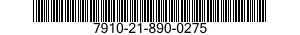 7910-21-890-0275 CLEANER,VACUUM,PNEUMATIC 7910218900275 218900275
