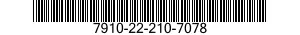 7910-22-210-7078 FILTER,FLUID,VACUUM 7910222107078 222107078