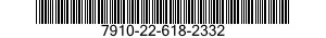 7910-22-618-2332 CLEANER,VACUUM,ELECTRIC 7910226182332 226182332