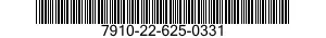 7910-22-625-0331 BAG,VACUUM CLEANER 7910226250331 226250331