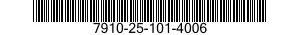 7910-25-101-4006 CLEANER,VACUUM,ELECTRIC 7910251014006 251014006