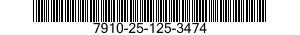 7910-25-125-3474 TEPPEBANKER,ELETRIS 7910251253474 251253474
