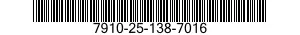 7910-25-138-7016  7910251387016 251387016