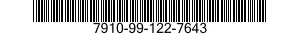 7910-99-122-7643  7910991227643 991227643