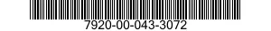7920-00-043-3072  7920000433072 000433072