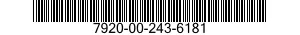 7920-00-243-6181  7920002436181 002436181