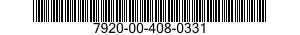 7920-00-408-0331  7920004080331 004080331