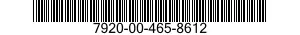 7920-00-465-8612  7920004658612 004658612