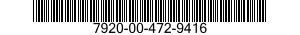 7920-00-472-9416  7920004729416 004729416